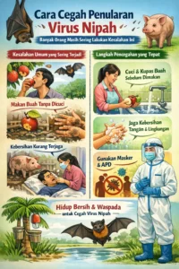 Read more about the article Cara Mencegah Penularan Virus Nipah, Banyak Orang Masih Sering Lakukan Kesalahan Ini